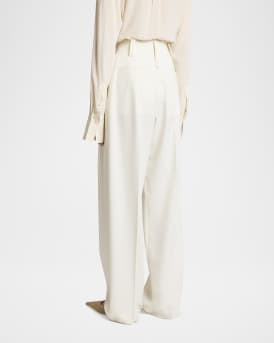 High Waist Cinched Trousers