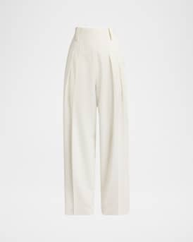 High Waist Cinched Trousers