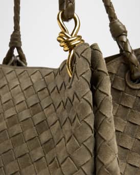 Large Parachute Suede Shoulder Bag