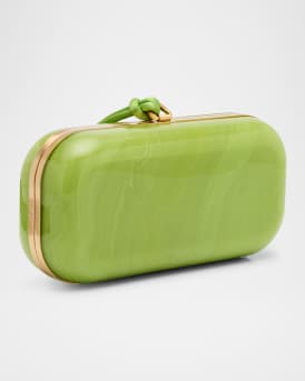 Yasmin Tasseled Acrylic Clutch Bag