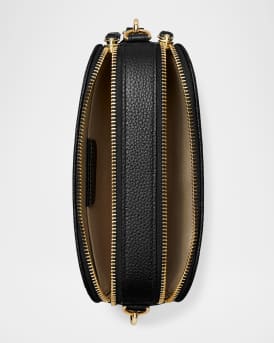 Miller Mini Zip Leather Crossbody Bag