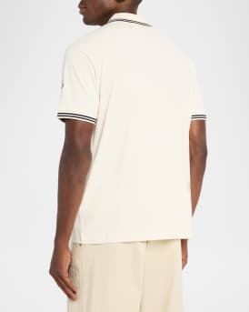 Men's Logo Script Short Sleeve Polo