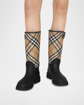 Marsha Stamp High Synthetic Rubber Rain Boots