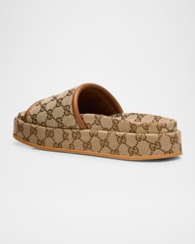 Clarice GG Canvas Platform Slides