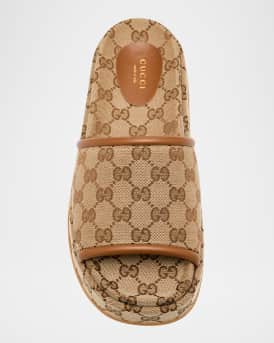 Clarice GG Canvas Platform Slides