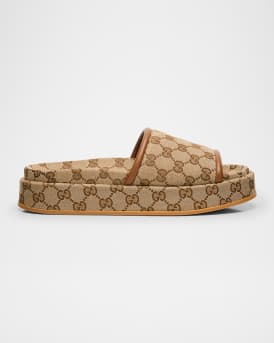 Clarice GG Canvas Platform Slides