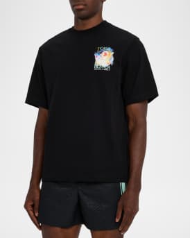 Men's Galactic Connection Oversized Graphic T-Shirt