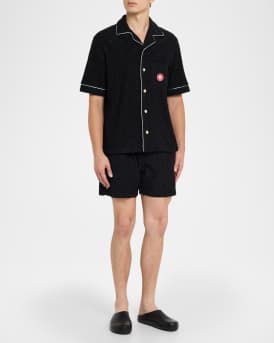 Men's Terry Monogram Short-Sleeve Shirt
