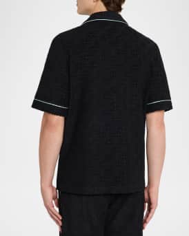 Men's Terry Monogram Short-Sleeve Shirt