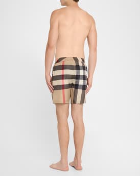 Men's Signature Check Swim Shorts