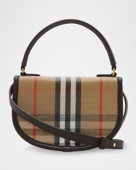 Highlands Check Jacquard Top-Handle Bag