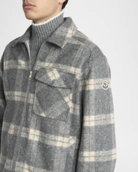 Men's Tartan Full-Zip Shirt Jacket