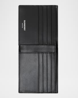 Men's Vintage Check Bifold Wallet