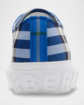 Men's Jack Check Low-Top Sneakers