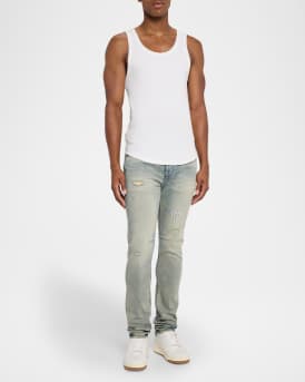 Men's Clayton Vintage Wash Skinny Jeans
