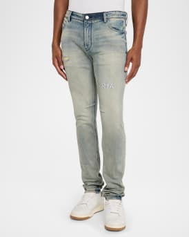 Men's Clayton Vintage Wash Skinny Jeans