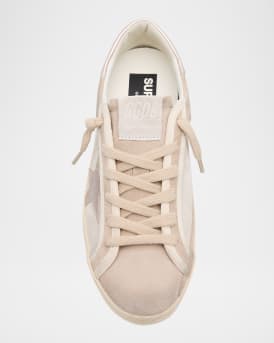 Super-Star Mixed Leather Low-Top Sneakers