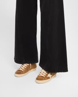 Super-Star Croco Leather Low-Top Sneakers