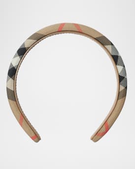 Girl's Check Classic Headband