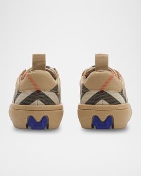 Kid's Cambridge Check Cotton Sneakers, Toddlers/Kids