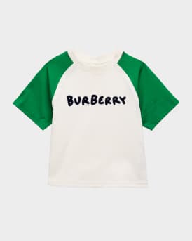 Boy's Cedar Logo Raglan-Sleeve T-Shirt, Size 6M-2
