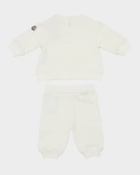Boy's Embroidered Sweatshirt & Pants Set, Size 3M-3