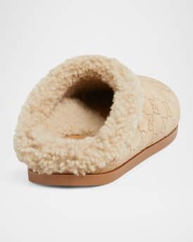 New Sol Suede Shearling Horsebit Mules