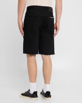 Men's Midnight Black Denim Shorts