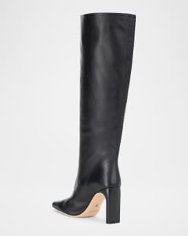Wally Leather Knee-High Boots