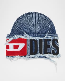 Men's K-Frok Frayed Logo Beanie Hat