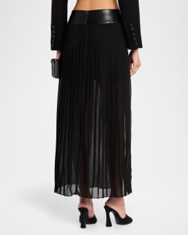 Felice Pleated Maxi Skirt