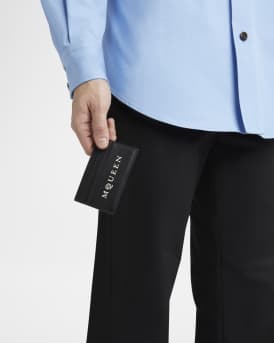 Men's Logo Leather Card Holder