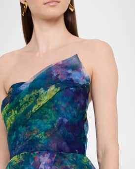 Taya Strapless Organza Gown