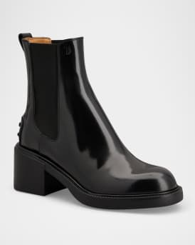 Janeiro Gomma Leather Chelsea Boots
