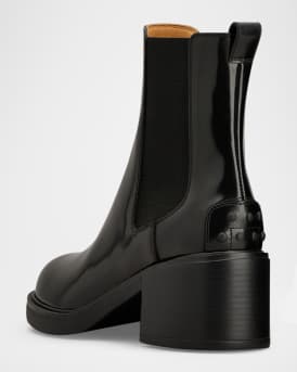 Janeiro Gomma Leather Chelsea Boots