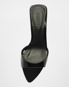 Elodie Patent Stiletto Mule Sandals