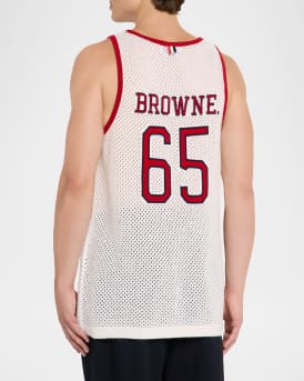 Men's Cashmere Mesh Basketball Jersey