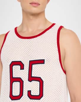 Men's Cashmere Mesh Basketball Jersey