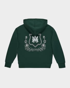 Kid's MA Crest Cotton Hoodie, Size 4-12