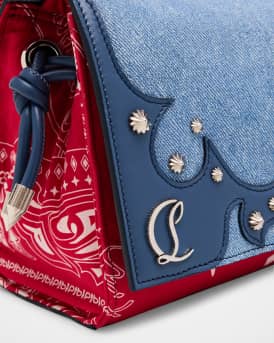 Baggy Bandana Shoulder Bag in Cotton Denim