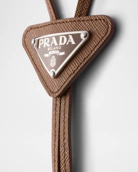 Men's Saffiano Leather Bolo Tie