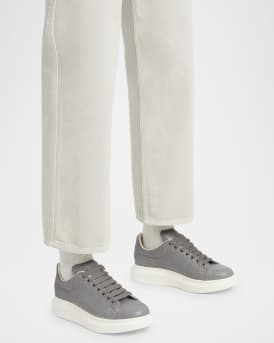 Men's Grainy Leather Oversized Sneakers