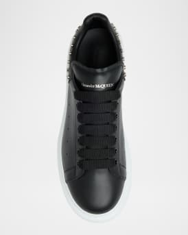Men's Oversized Studded Leather Low-Top Sneakers