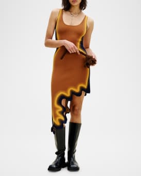 Aster Reversible Asymmetric Wavy Dress