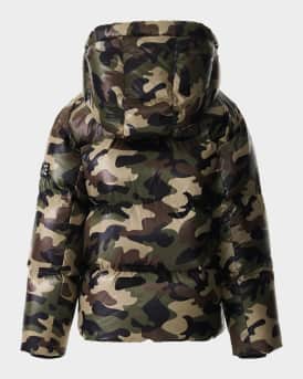 Kid's Jesse Camo Nano Down Jacket, Size 8-14