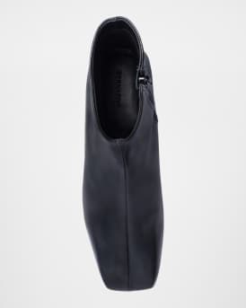 Belfast Leather Ankle Booties