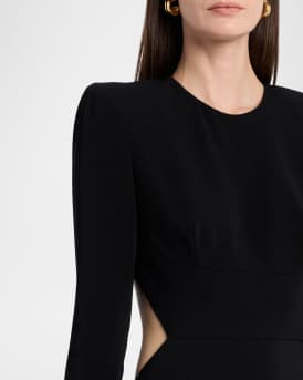 Strong-Shoulder Backless Trumpet Gown