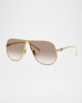 MU A56S Metal Aviator Sunglasses