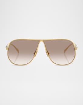 MU A56S Metal Aviator Sunglasses