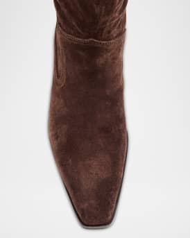 Joni Suede Cowboy Boots